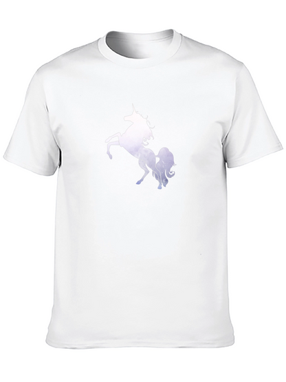 Camiseta Negra Unicornio Mágico