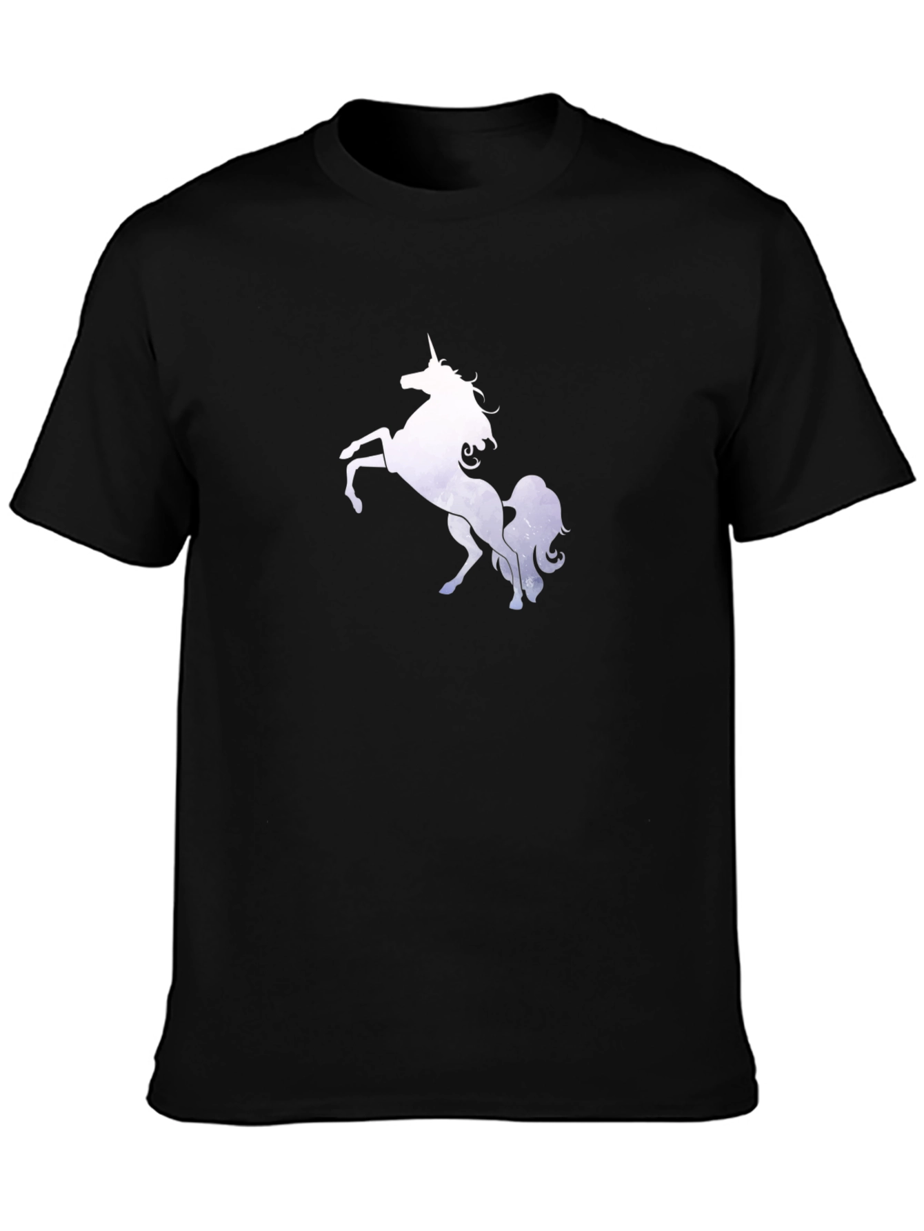 Camiseta Negra Unicornio Mágico
