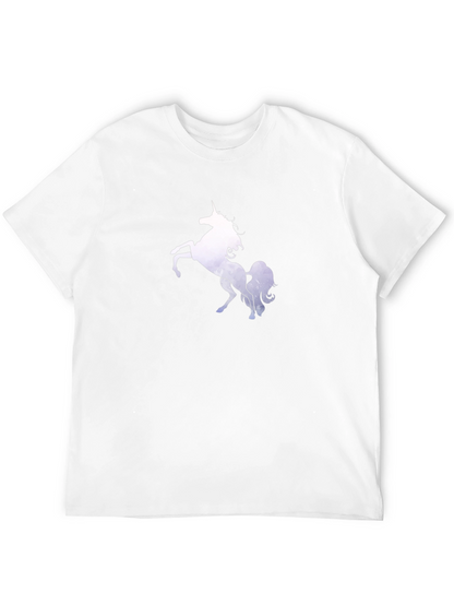 Camiseta Negra Unicornio Mágico