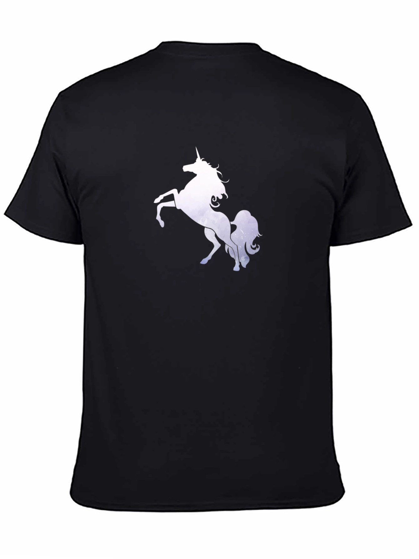 Camiseta Negra Unicornio Mágico
