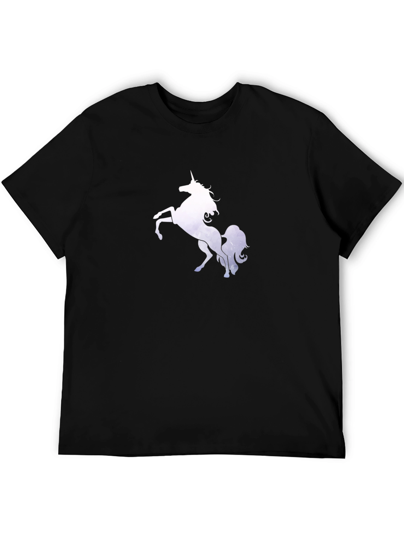 Camiseta Negra Unicornio Mágico