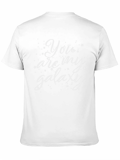 Camiseta Negra con Diseño You are my galaxy
