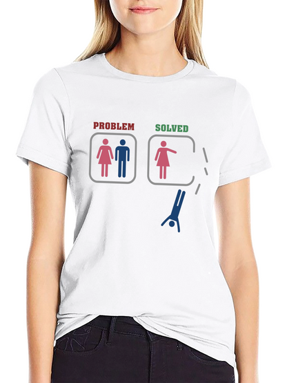 Camiseta Humorística: Problema Resuelto