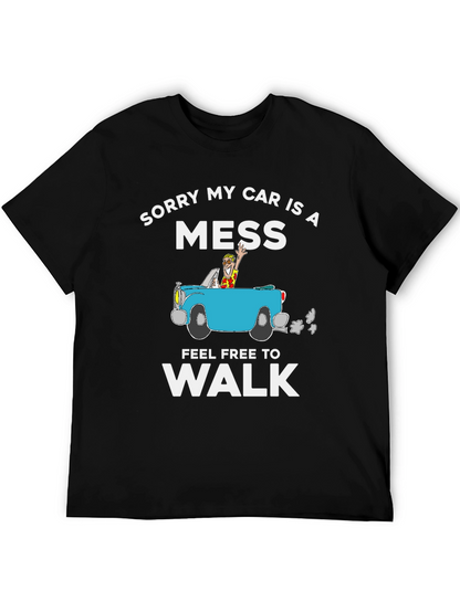 Camiseta Lo Siento Mi Coche Es Un Desastre