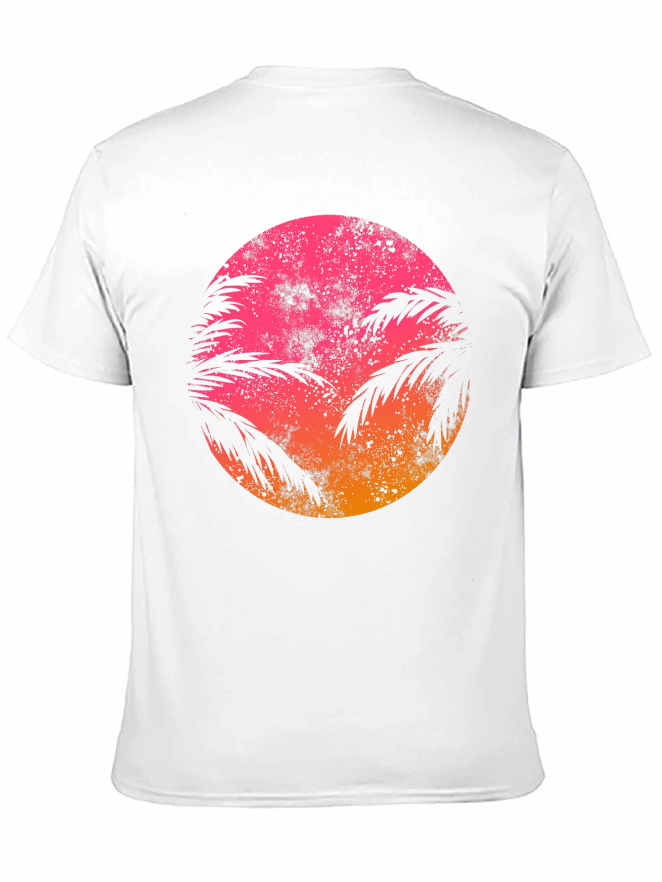Camiseta Sunset Palm Retro Estampada