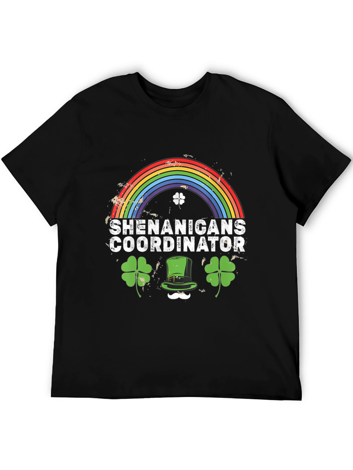 Camiseta Negra Divertida para el Día de San Patricio