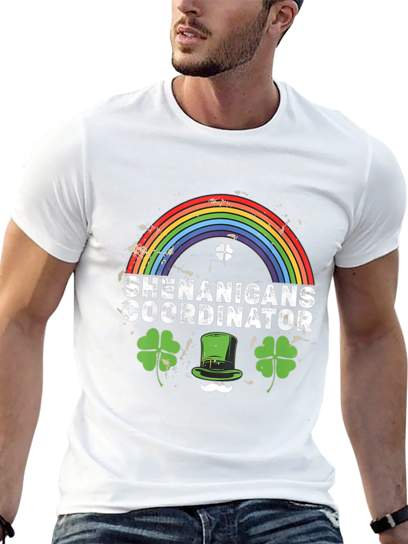 Camiseta Negra Divertida para el Día de San Patricio