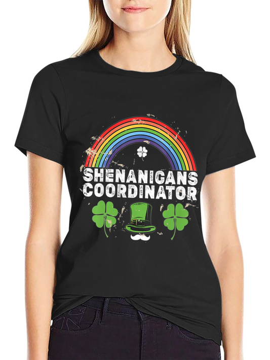 Camiseta Negra Divertida para el Día de San Patricio
