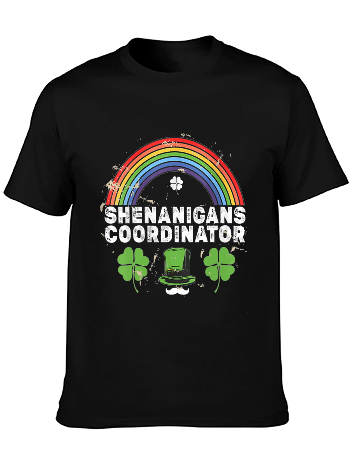 Camiseta Negra Divertida para el Día de San Patricio