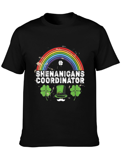 Camiseta Negra Divertida para el Día de San Patricio