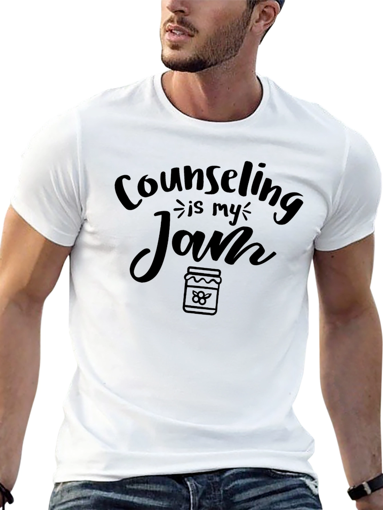 Camiseta Negra: Counseling is my Jam