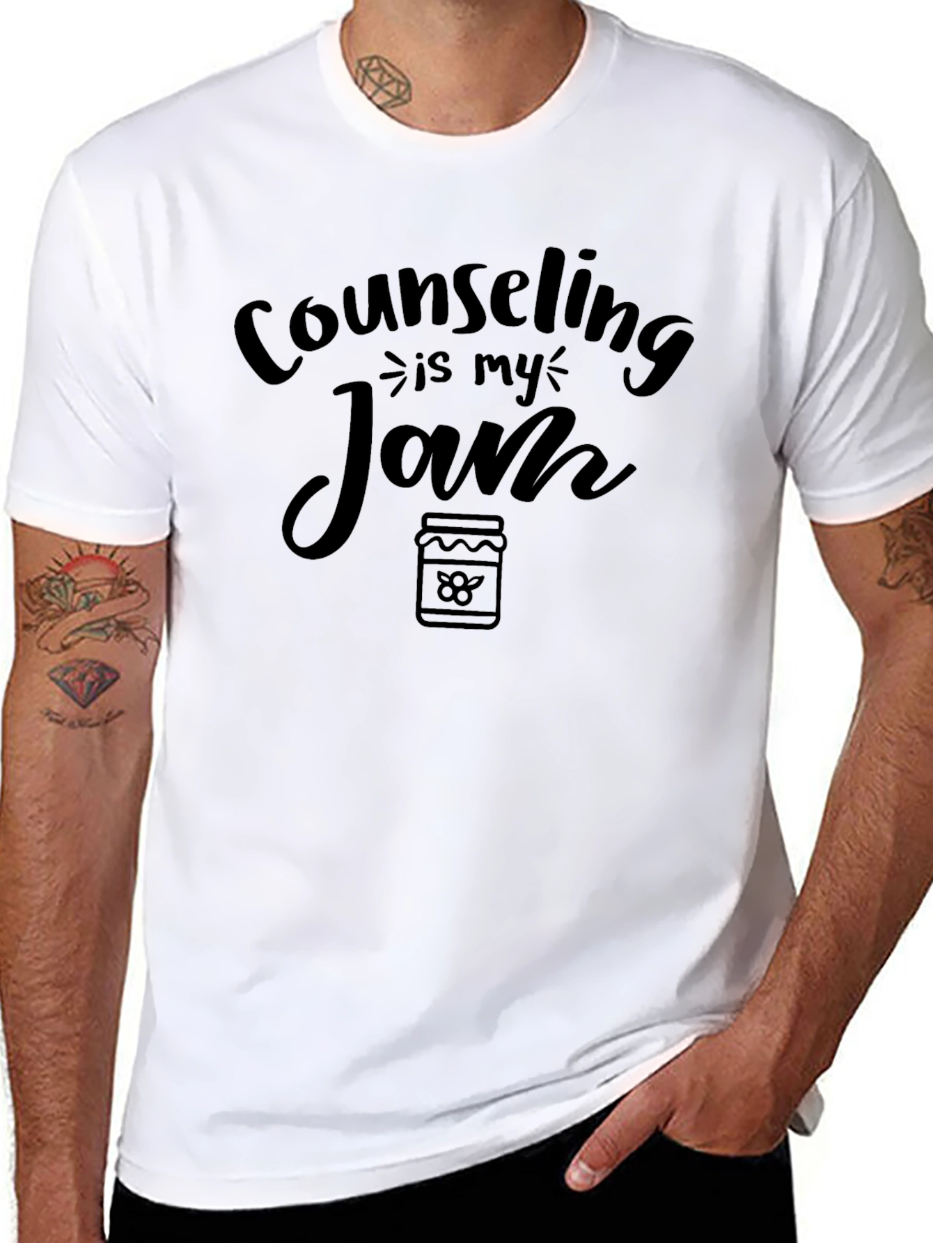 Camiseta Negra: Counseling is my Jam