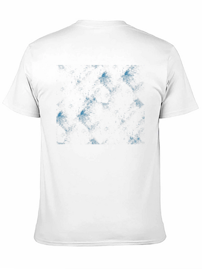 Camiseta Negra Estampada Unisex Casual