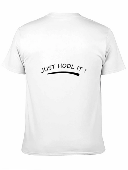 Camiseta Negra Just Hodl It! Casual
