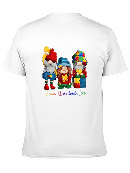Camiseta Accept Understand Love Gnomos Autismo