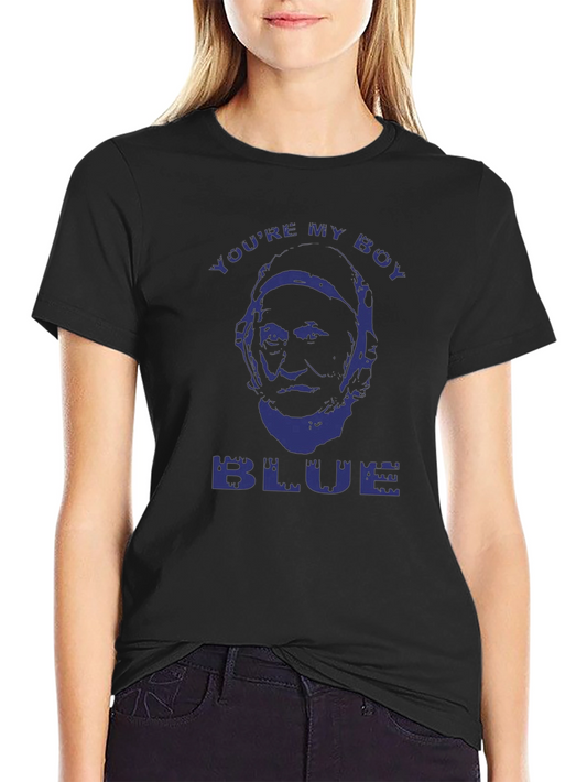 Camiseta Negra: Eres Mi Chico Azul - Divertida y Única
