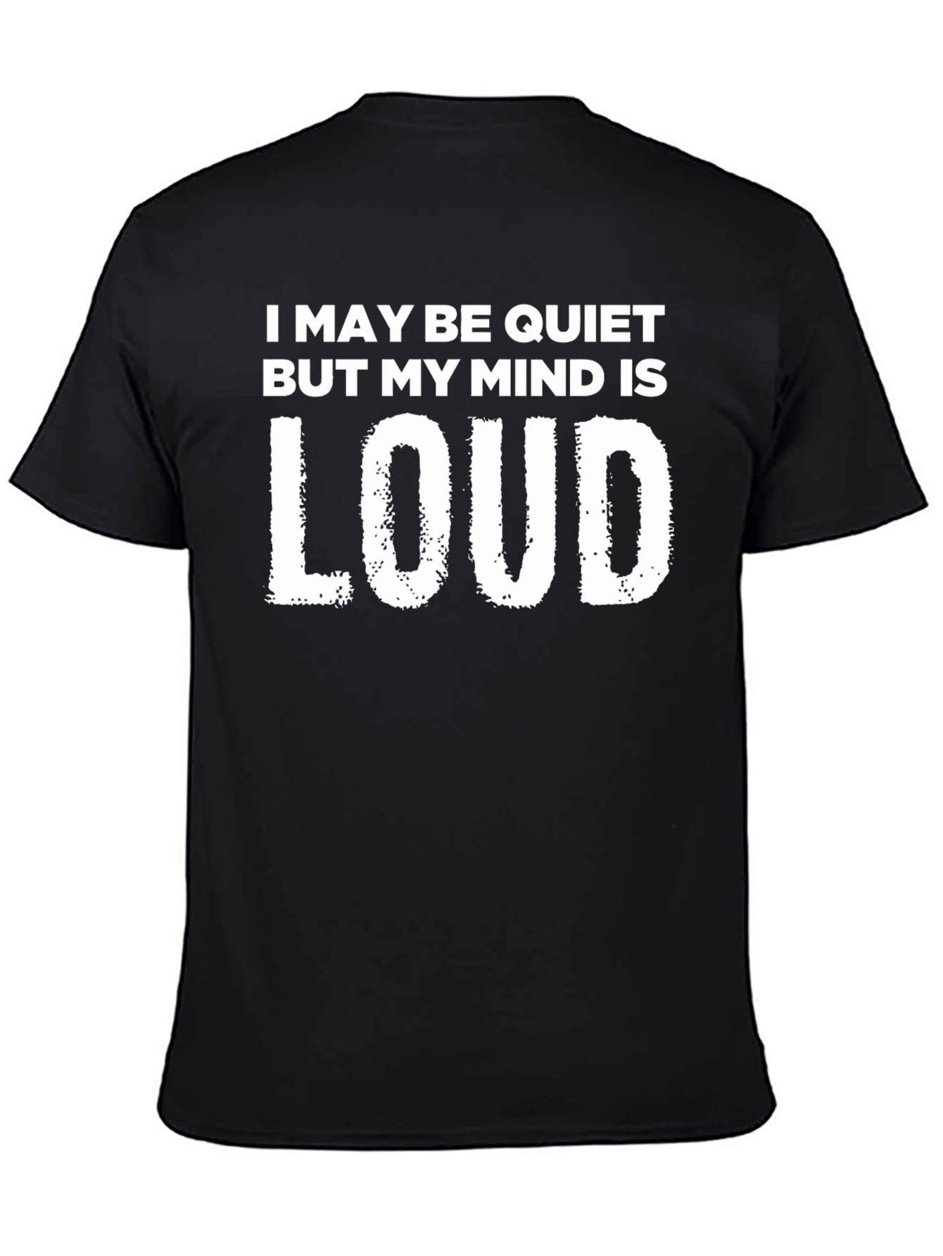 Camiseta Negra: Mente Ruidosa