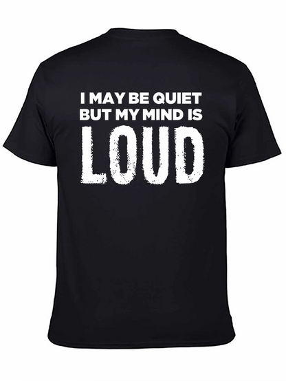 Camiseta Negra: Mente Ruidosa