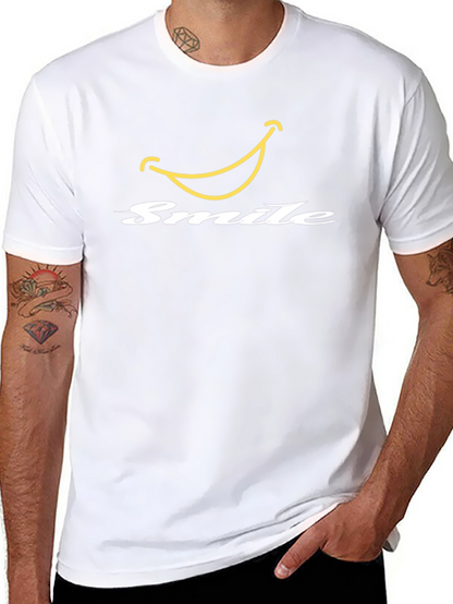 Camiseta Negra Smile Diseño Único