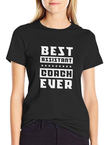 Camiseta Negra: El Mejor Asistente de Entrenador