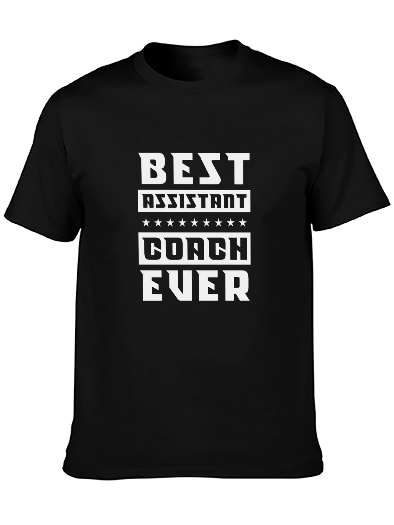Camiseta Negra: El Mejor Asistente de Entrenador