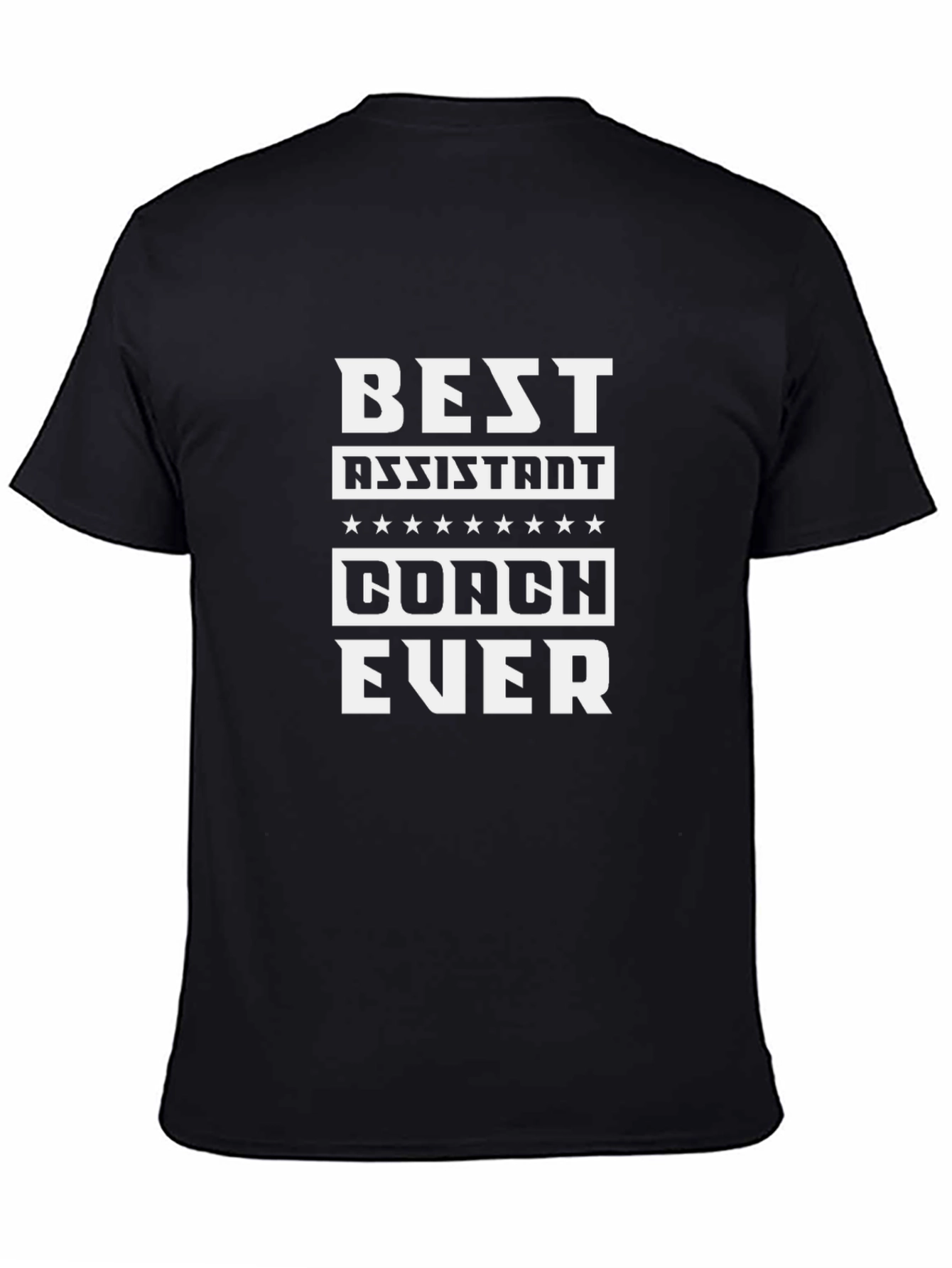 Camiseta Negra: El Mejor Asistente de Entrenador
