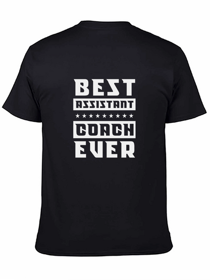 Camiseta Negra: El Mejor Asistente de Entrenador
