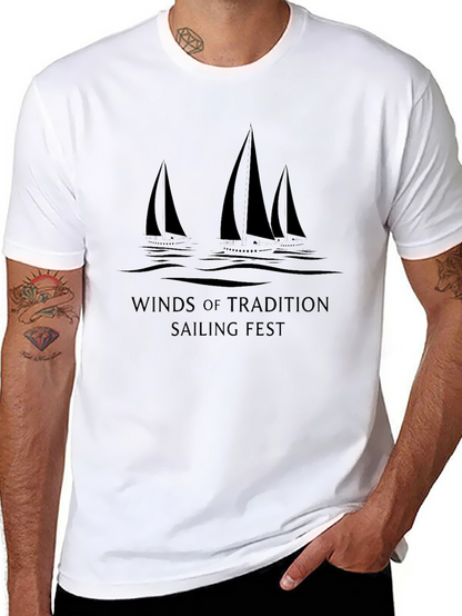 Camiseta Negra Winds of Tradition Sailing Fest