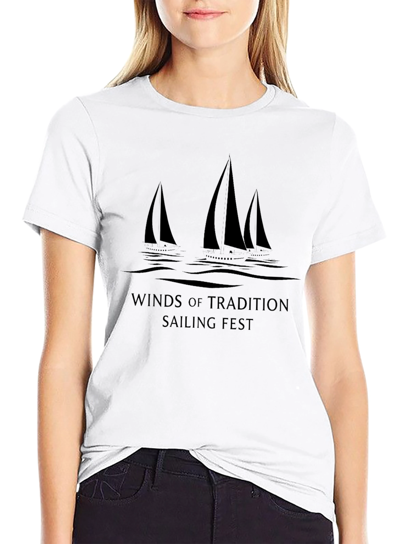 Camiseta Negra Winds of Tradition Sailing Fest