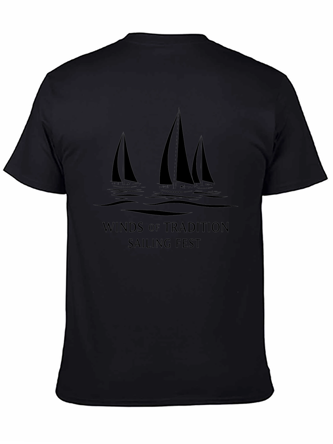 Camiseta Negra Winds of Tradition Sailing Fest