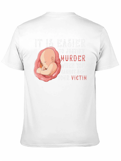 Camiseta Pro-Vida: Es más fácil justificar el asesinato