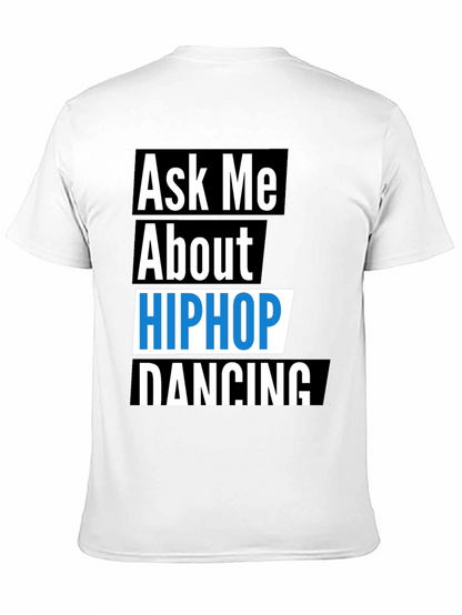 Camiseta Negra Hip Hop Dancing para Hombre