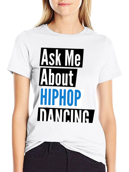 Camiseta Negra Hip Hop Dancing para Hombre