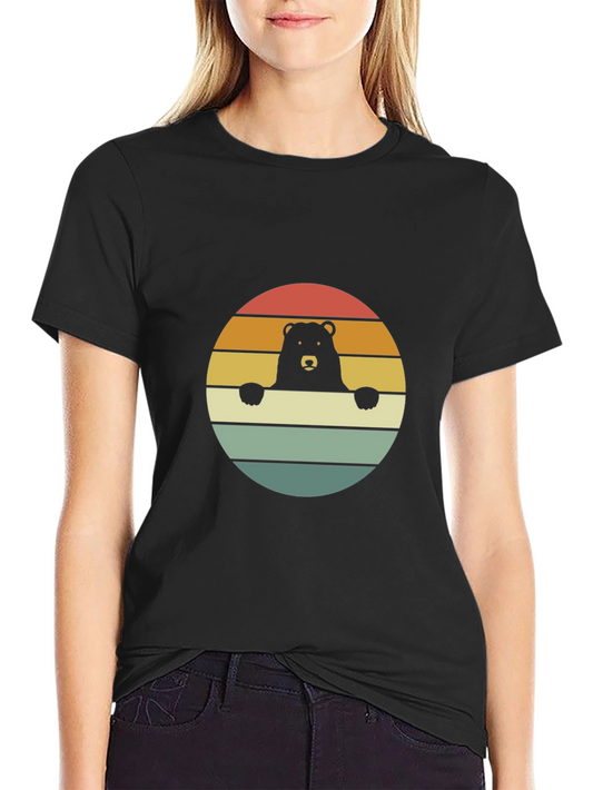 Camiseta Oso Retro - Estilo Vintage