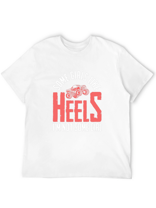 Camiseta Negra: Algunas chicas les gustan los tacones