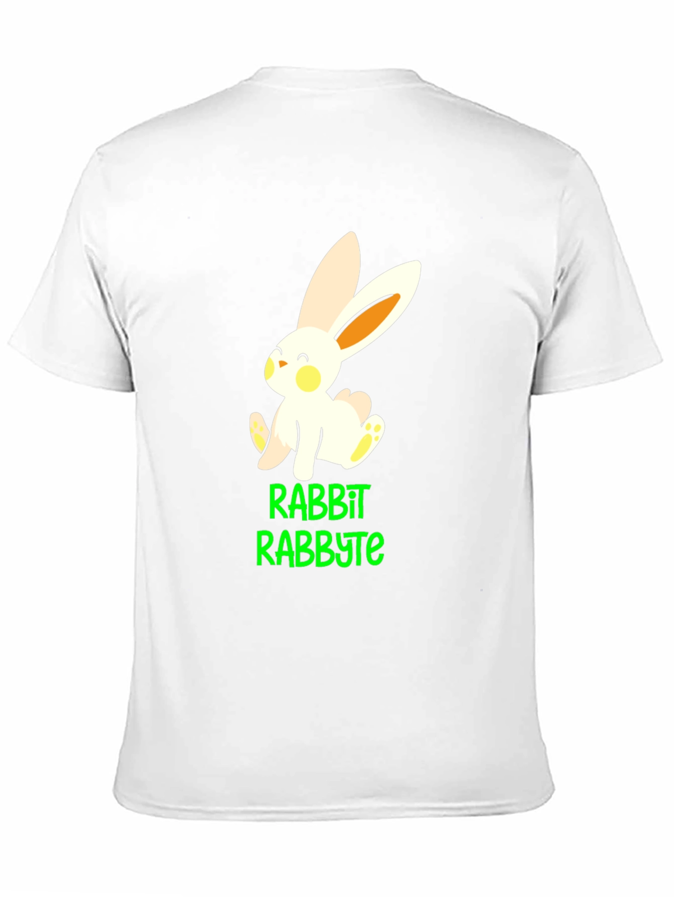 Camiseta Negra con Diseño de Conejo Rabbyte