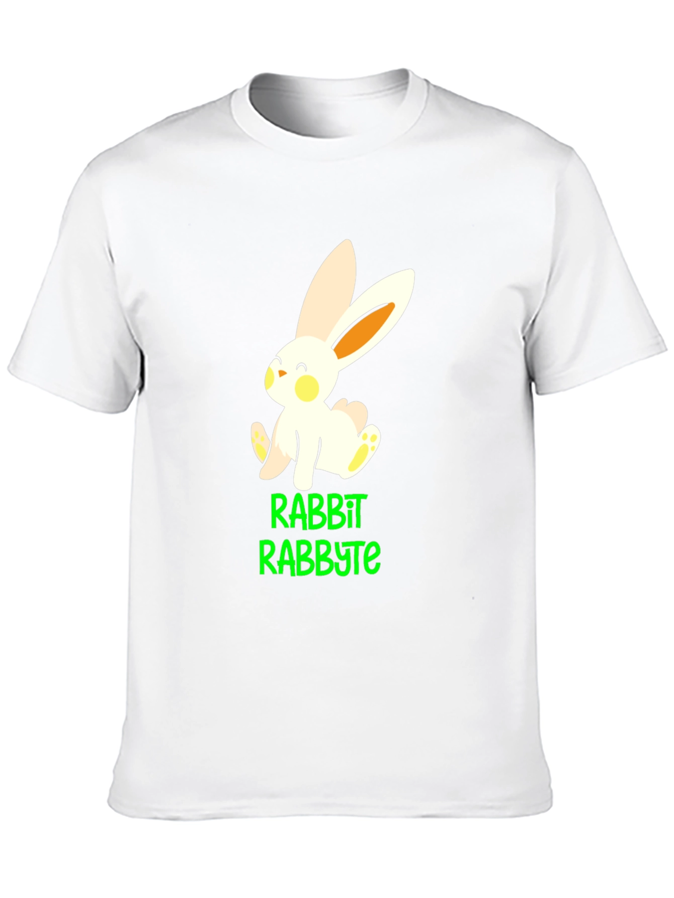 Camiseta Negra con Diseño de Conejo Rabbyte