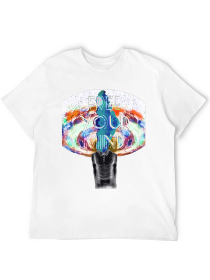 Camiseta Negra Estampada: Libera Tu Mente