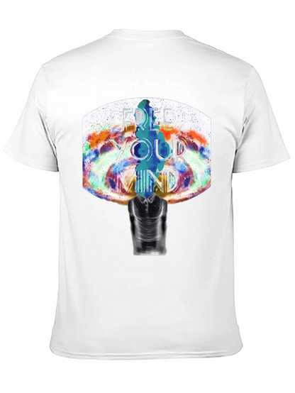 Camiseta Negra Estampada: Libera Tu Mente