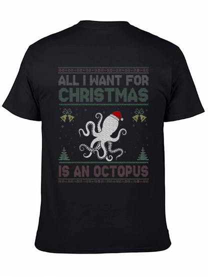 Camiseta Navideña Pulpo: ¡Lo quiero para Navidad!
