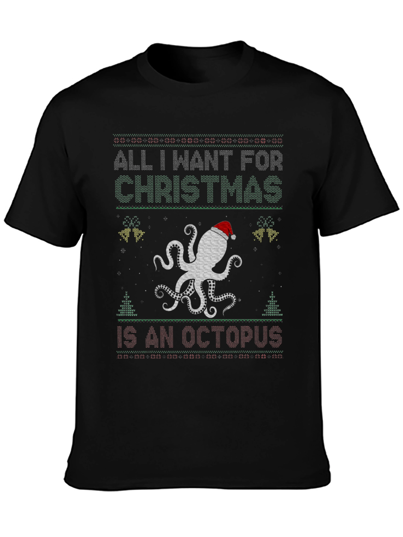 Camiseta Navideña Pulpo: ¡Lo quiero para Navidad!