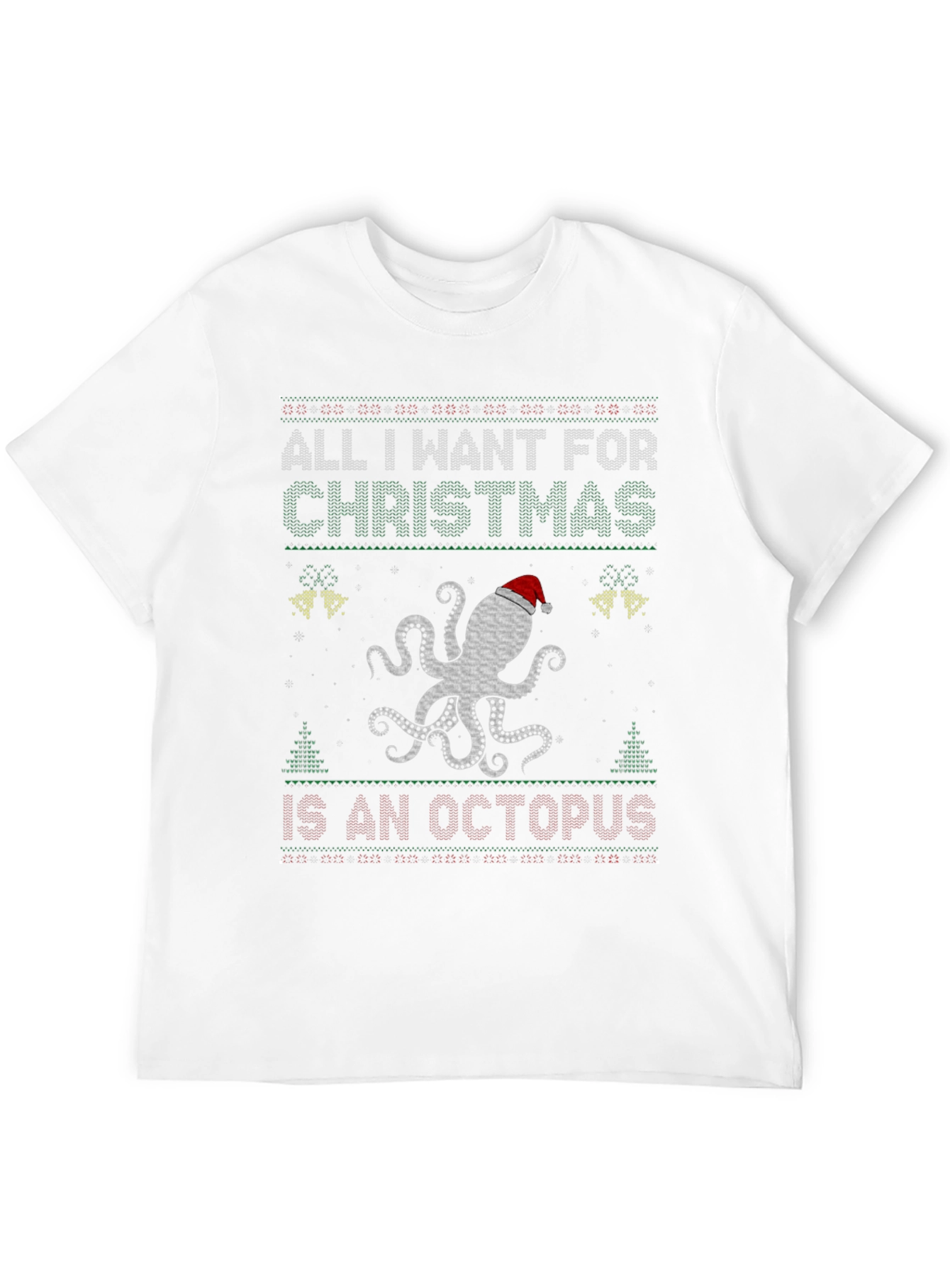 Camiseta Navideña Pulpo: ¡Lo quiero para Navidad!