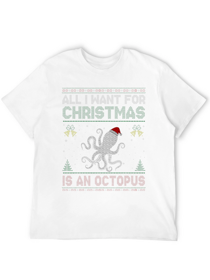 Camiseta Navideña Pulpo: ¡Lo quiero para Navidad!