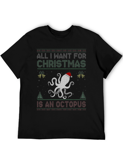 Camiseta Navideña Pulpo: ¡Lo quiero para Navidad!