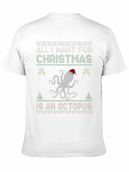 Camiseta Navideña Pulpo: ¡Lo quiero para Navidad!