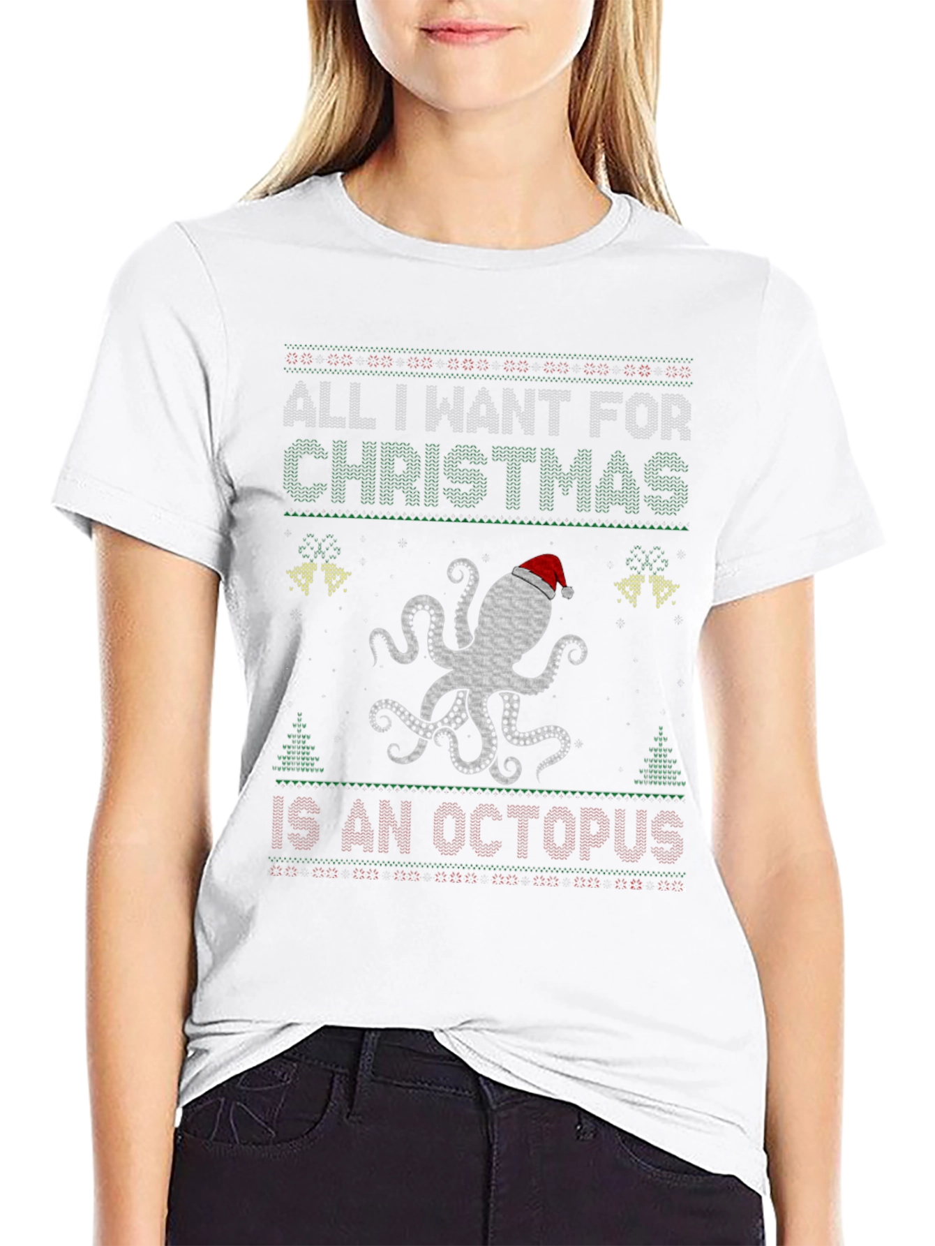 Camiseta Navideña Pulpo: ¡Lo quiero para Navidad!