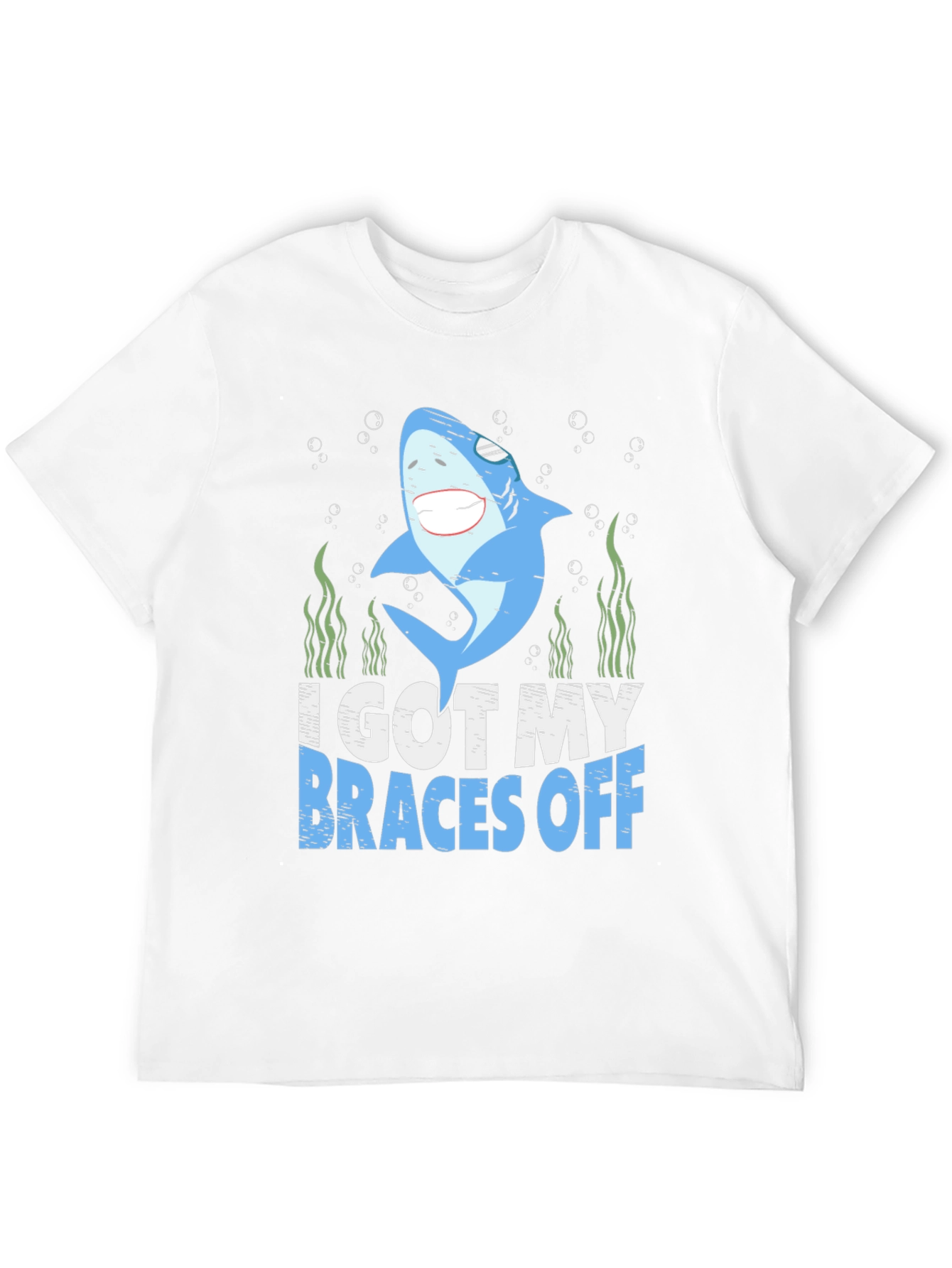 Camiseta Tiburón Me Quitaron los Brackets Negra