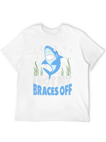 Camiseta Tiburón Me Quitaron los Brackets Negra