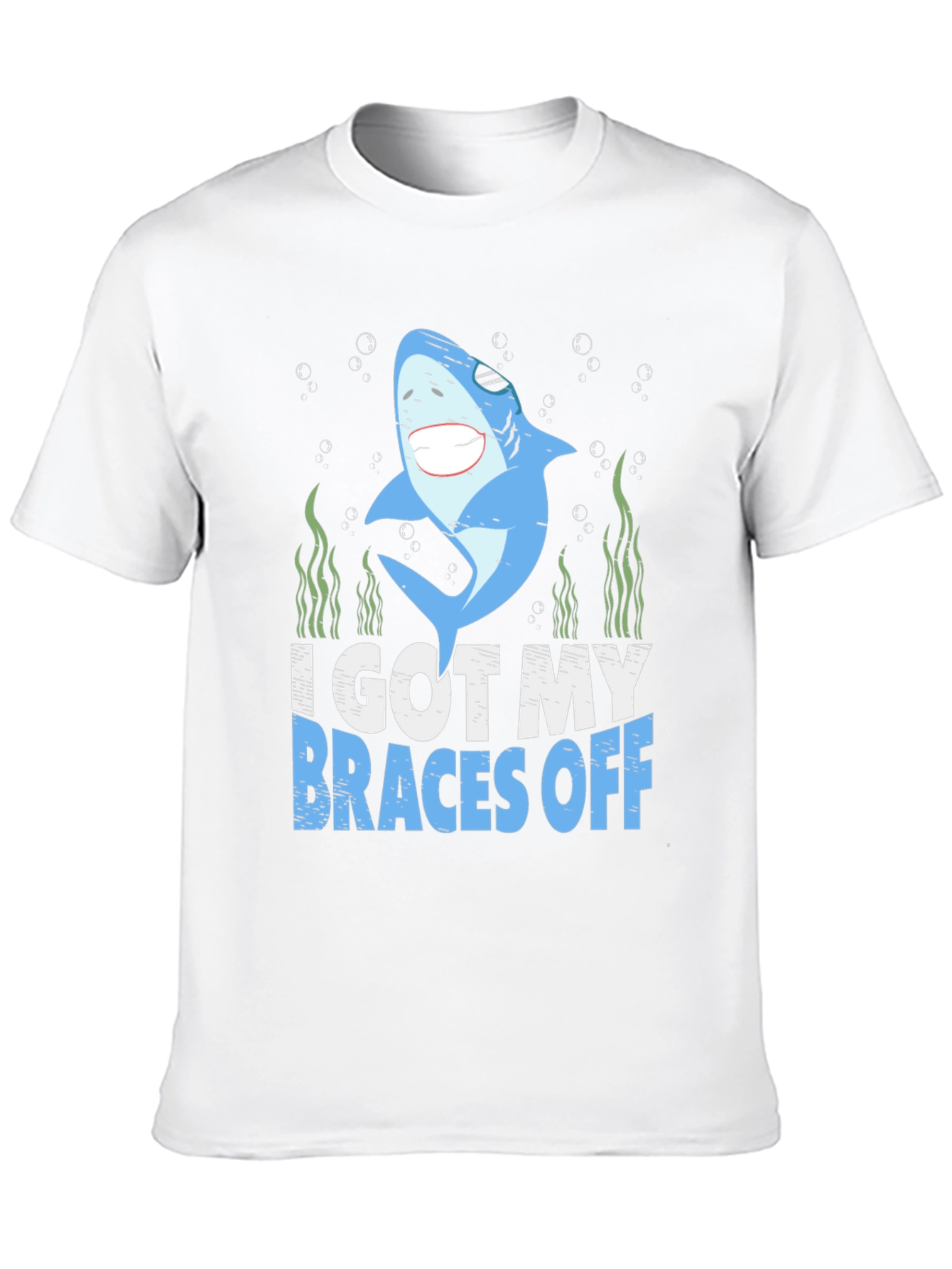 Camiseta Tiburón Me Quitaron los Brackets Negra