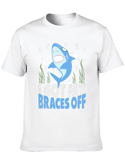 Camiseta Tiburón Me Quitaron los Brackets Negra